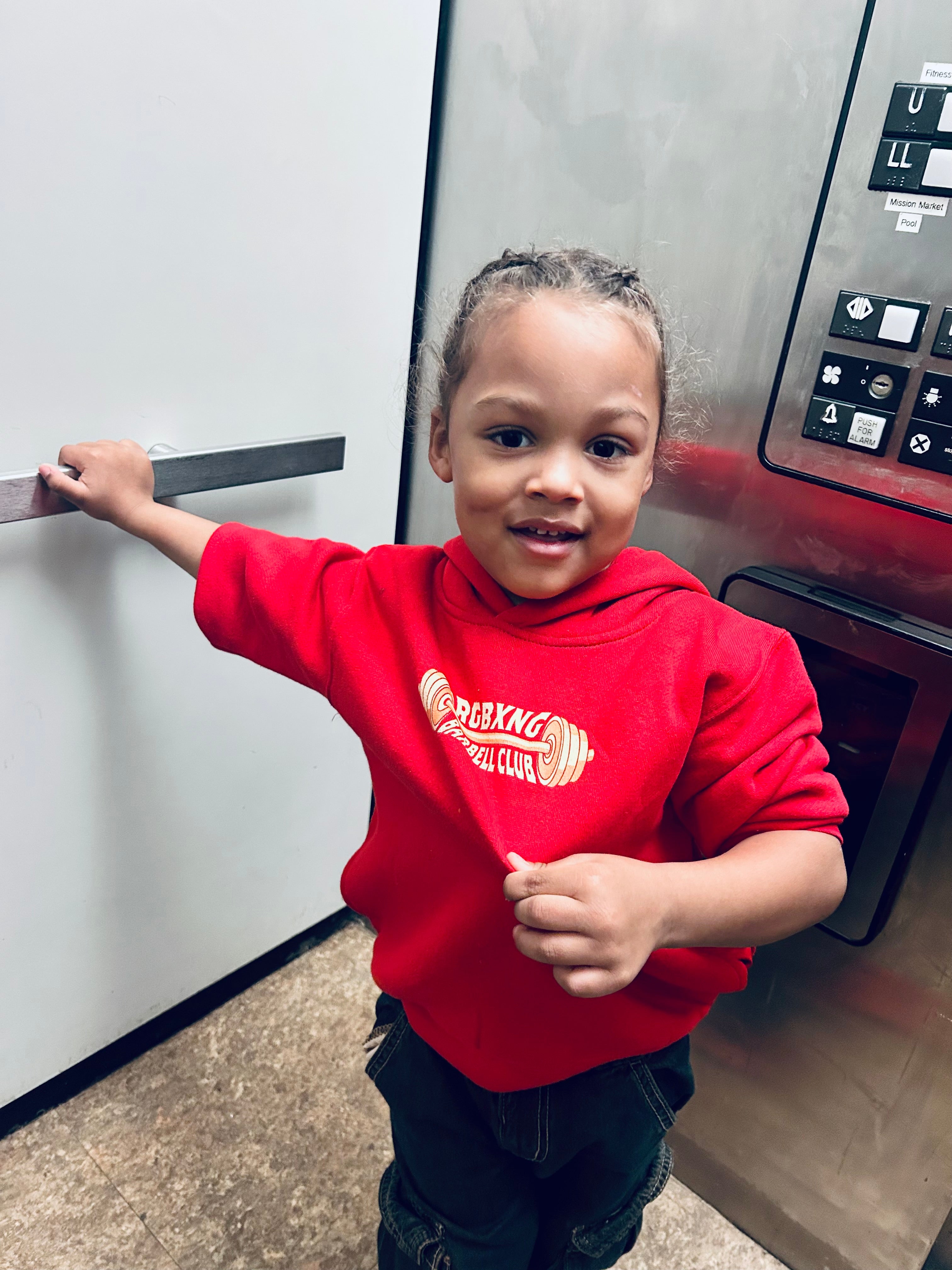 Barbell Club Toddlers Hoodie